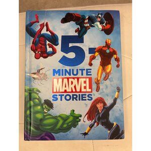 5-Minute Marvel Stories Hardcover Book Featuring Superheroes & Adventures